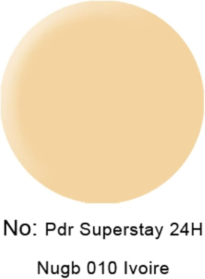 Maybelline SuperStay 16 Hour Powder, Ivory Number 010, 9 G Maybelline