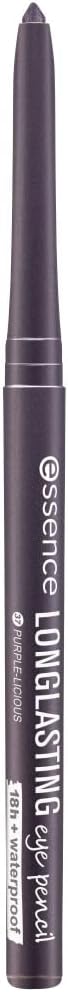 Essence Long-Lasting Eye Pencil, Kajal, No. 37 Purple-Licious, Long-Lasting, Colour-Intense, Vegan, Microplastic Particles Free, Nano Particles Free (0.28 g) Greenwize