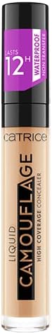 Catrice Liquid Camouflage High Coverage Concealer, No. 048, Nude, Long-Lasting, for Dry Skin, for Blemished Skin, for Combination Skin, Vegan, Oil-Free, Waterproof, Alcohol-Free, Pack of 1 (5 ml) Catrice