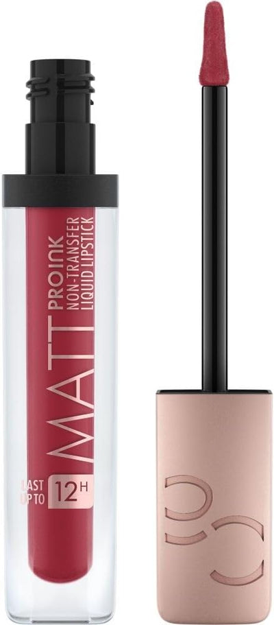 CATRICE Matt Pro Ink Non-Transfer Liquid Lipstick, Lipstick, No. 100 Courage Code, Red, Matte, Long-Lasting, Quick-Drying, Matte, Intense, Colour-Intensive, Vegan, Alcohol Free (5 ml) Catrice