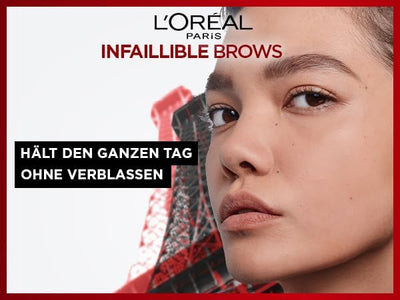 L'Oréal Paris Unbelieva Brow Micro Tatouage 109 Ebony Smudge Resistant Felt Pen with Trident Tip Up to 24H Hold Microblading Effect L'Oréal Paris