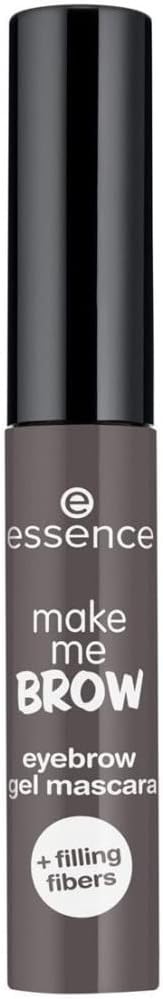 essence cosmetics Make Me BROW Eyebrow Gel Mascara, Eyebrows, with Filling Fibres, No. 04 Ashy Brows, Brown, Defining, Gely, Vegan, Microplastic Particles Free, Nanoparticles Free (3.8 ml) Essence