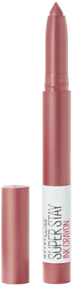 Maybelline Lipstick, Superstay Matte Ink Crayon Longlasting Nude Lipstick With Precision Applicator 15 Lead The Way Maybelline