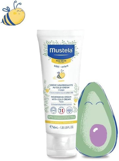 Mustela PS CREME NOURRISSANTE AU COLD CREME 40 ML/PS VOEDENDE CREME MET COLD CREAM 40 ML Mustela