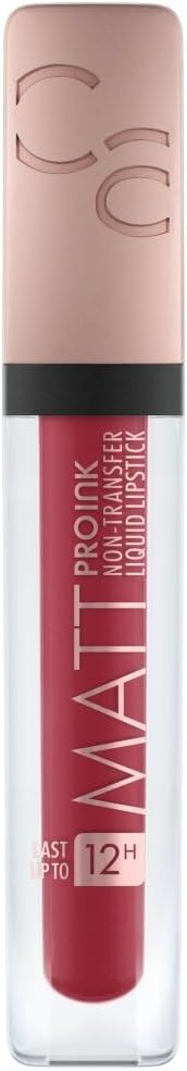 CATRICE Matt Pro Ink Non-Transfer Liquid Lipstick, Lipstick, No. 100 Courage Code, Red, Matte, Long-Lasting, Quick-Drying, Matte, Intense, Colour-Intensive, Vegan, Alcohol Free (5 ml) Catrice