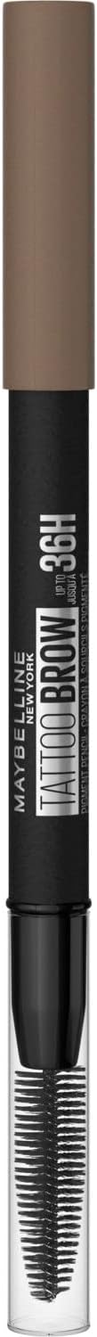 Maybelline Tattoo Brow Semi Permanent 36HR Eyebrow Pencil Longlasting Thicker Fuller Eyebrows, Blonde 02, 1 Count (Pack of 1) Maybelline