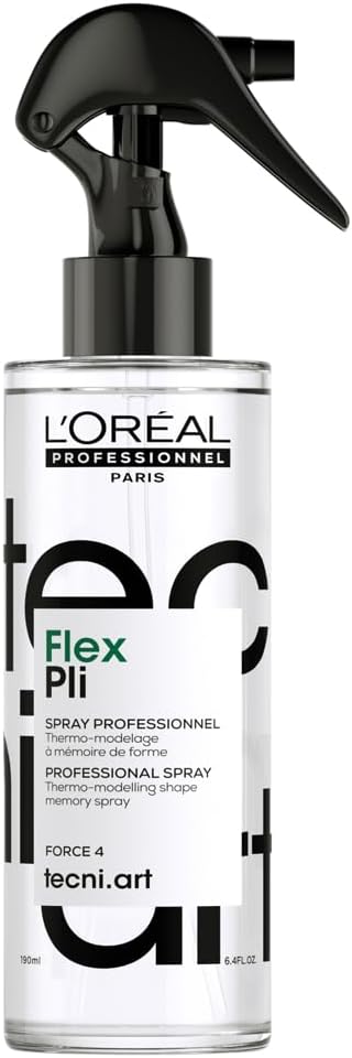 L'Oréal Professionnel TECNI.ART Pli Heat Activated Styling Spray, For Long-lasting Body and Bounce, 190 ml L'Oréal Professionnel