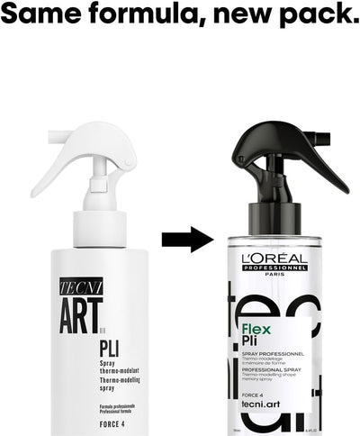 L'Oréal Professionnel TECNI.ART Pli Heat Activated Styling Spray, For Long-lasting Body and Bounce, 190 ml L'Oréal Professionnel