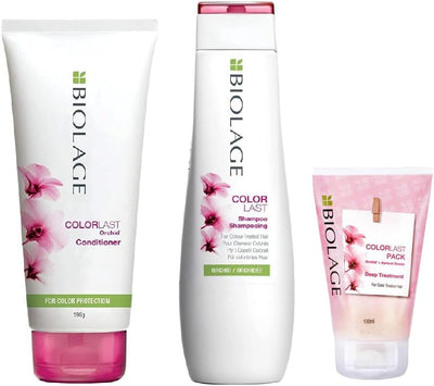 Matrix Biolage ColorLast Conditioner+Shampoo+DeepTreatment (Pack of 3) Matrix