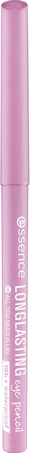 Essence Long-Lasting Eye Pencil, No. 38, Purple, Long-Lasting, Colour-Intense, Vegan, Waterproof, No Microplastic Particles, Nano Particles, Pack of 1 (0.28 g) Essence