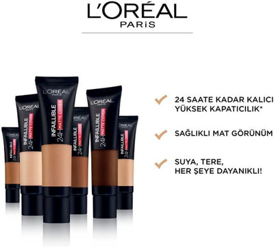 Infaillible 24H Matte Cover Foundation #175Sand L'Oreal Paris