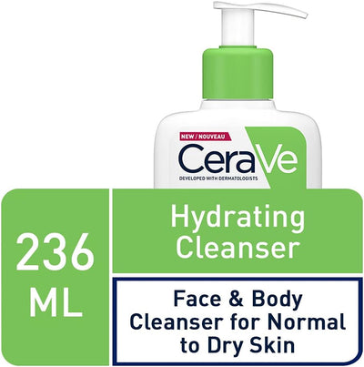 CeraVe Foaming Cleanser for Normal to Oily Skin with 3 Essential Ceramides 236ml CeraVe