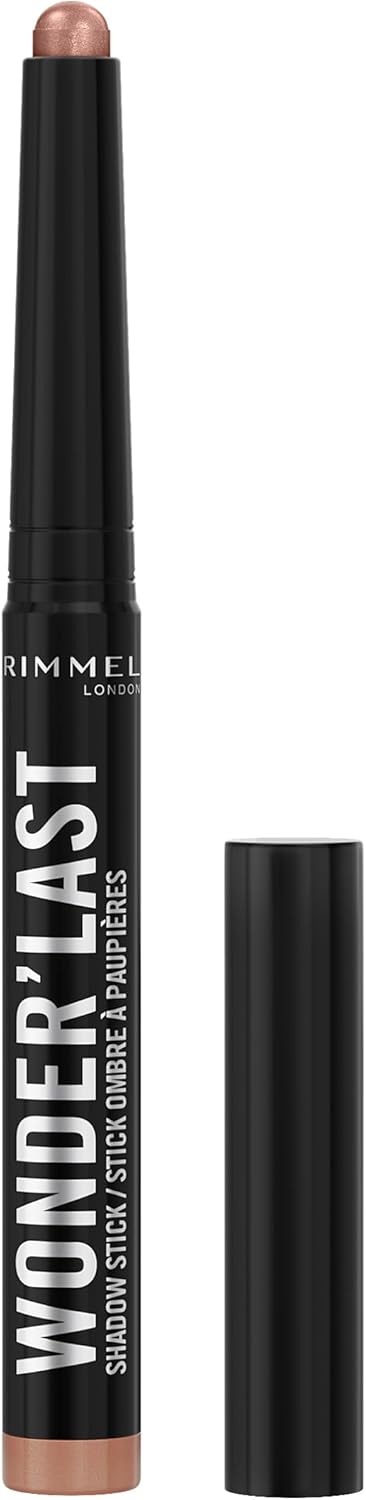 Rimmel Wonder'Last Shadow Stick, 003 Copper Wink, Easy To Apply, One Swipe Eyeshadow, Lasts All Day, Ultra-Creamy Formula, Buildable, Smudgeproof, Vegan Rimmel