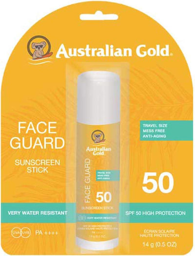 Australian Gold - Face Guard Sunscreen Stick SPF 50 Black 14 g Australian Gold