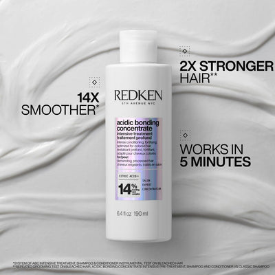 REDKEN Acidic Bonding Concentrate Intensive Pre-Treatment, Repairs Broken Bonds, For Damaged Hair, Bonding Care, 190ml