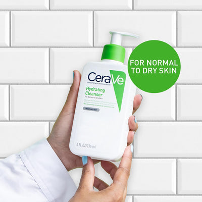 CeraVe Hydrating Cleanser for Normal to Oily Skin with 3 Essential Ceramides 1 Litre CeraVe