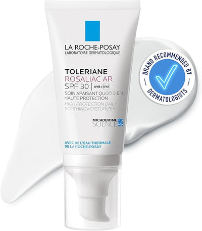 La Roche-Posay Toleriane Rosaliac Ar Moisturiser SPF30, 50 milliliters (Pack of 1) | dry, redness-prone skin La Roche-Posay