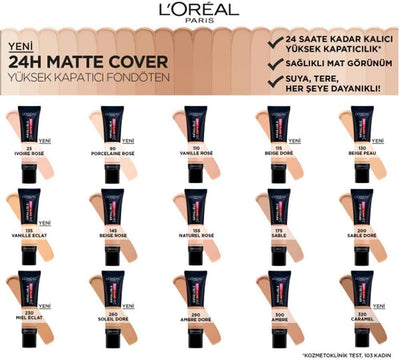 Infaillible 24H Matte Cover Foundation #175Sand L'Oreal Paris