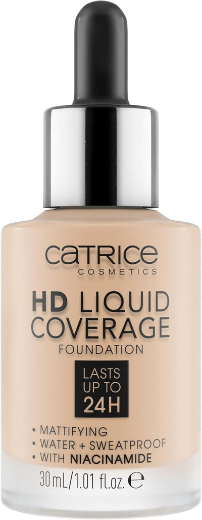 Catrice - Foundation - HD Liquid Coverage Foundation - 010 Light Beige Catrice