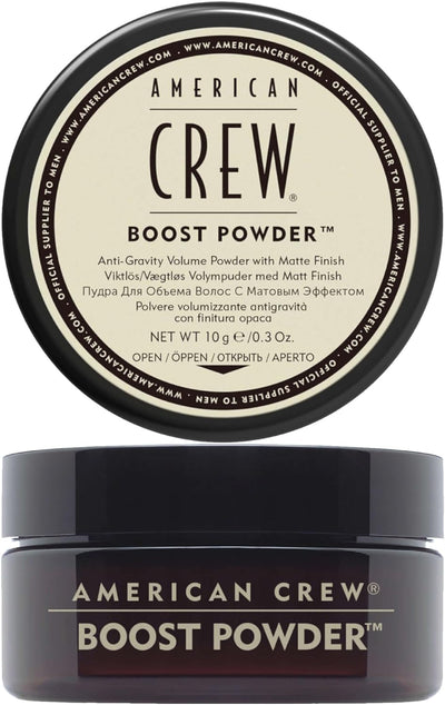 American Crew Volume Boost Hair Powder, Gifts For Men, Adds Thickness & Lift, Matte Finish, Paraben Free & Water Soluble - 10g American Crew