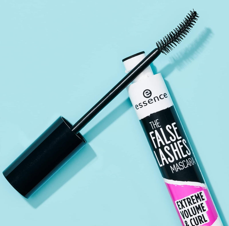 essence The False Lashes Mascara Extreme Volume & Curl, Mascara, Black, Swinging, Volumizing, Vegan, Perfume, No Alcohol (10 ml) Essence