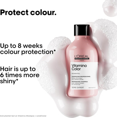 L’Oréal Professionnel Shampoo, With Resveratrol for Coloured Hair, Serie Expert Vitamino Colour 300ml L’Oréal Professionnel