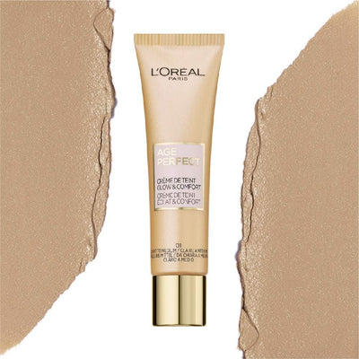 L'Oréal Paris Age Perfect Tinted Day Cream Light to Medium 01 Moisturising for Dry and Mature Skin 30 ml L'Oréal