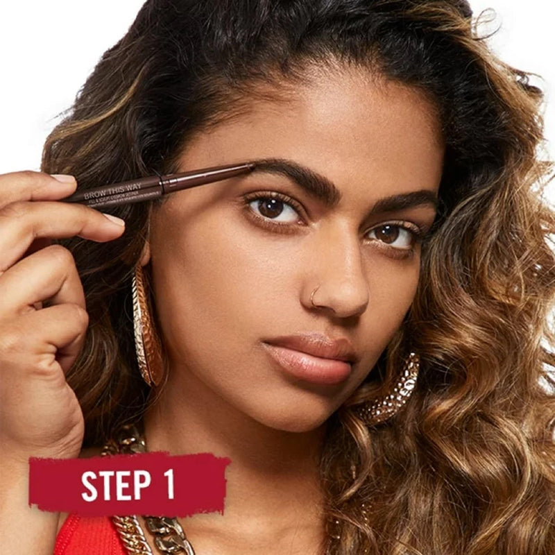 Rimmel Brow this Way Fill & Sculpt Eyebrow Definer, 03- Dark Brown Rimmel