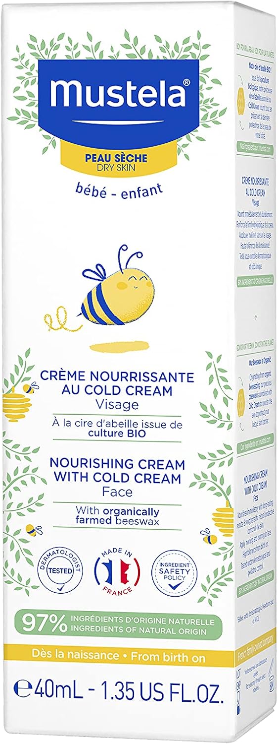 Mustela PS CREME NOURRISSANTE AU COLD CREME 40 ML/PS VOEDENDE CREME MET COLD CREAM 40 ML Mustela