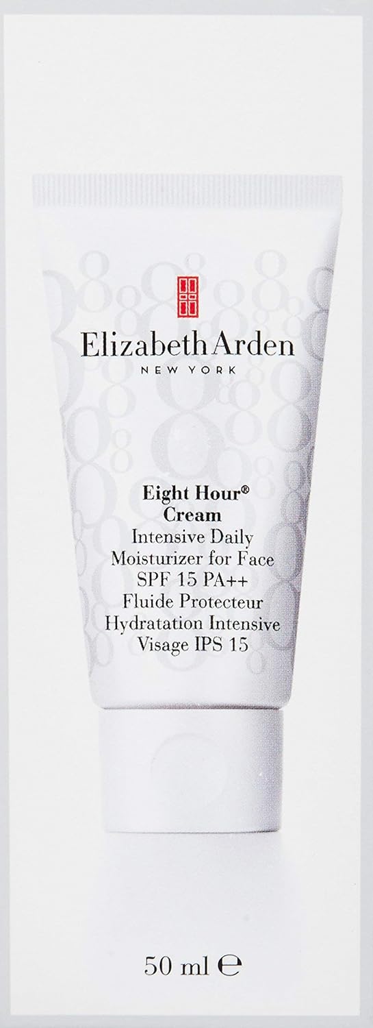 Elizabeth Arden Aloe Vera Eight Hour Cream, Intensive Daily Face Cream Moisturizer SPF15, 50 ml (Pack of 1) Elizabeth Arden