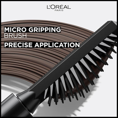 L'Oréal Paris Volumising Brow Mascara, Longwear Brow Gel for Fuller Looking Eyebrows, Up To 24 Hours Wear, Water Resistant, Infallible Brows, 5 ml, Shade: 5.0 Light Brunette L'Oréal Paris