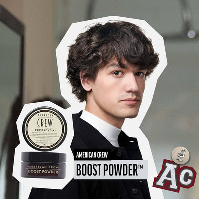 American Crew Volume Boost Hair Powder, Gifts For Men, Adds Thickness & Lift, Matte Finish, Paraben Free & Water Soluble - 10g American Crew