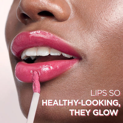 L'Oréal Paris Lip Gloss, Plumping and Hydrating, with Hyaluronic Acid and Collagen Complex, Glow Paradise Balm-In-Gloss, 406 I Amplify L'Oréal Paris