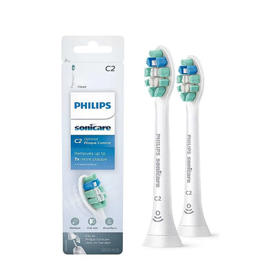 Philips Sonicare C2 Optimal Plaque Defence Toothbrush Heads (Pack of 2) HX9022/10 Philips