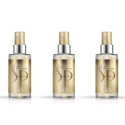 3 X Wella SP Luxe Oil Reconstructive Elixir Keratin Hair Protection 100 ml Wella