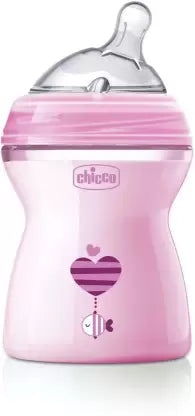 Chicco Naturalfeeling Feeding Bottle 250ml Pink 2m+ CHI47 Chicco