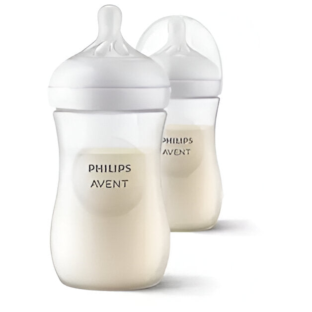 Philips Avent Natural Response Baby Bottle 1+ Months 2 x 260ml (Model SCY903/02) Philips