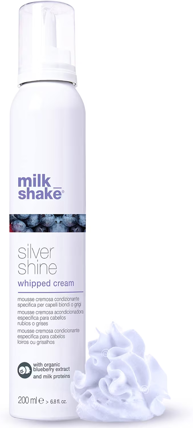 milk_shake Silver Shine Whipped Cream for blonde or grey hair 200 ml Milkshake