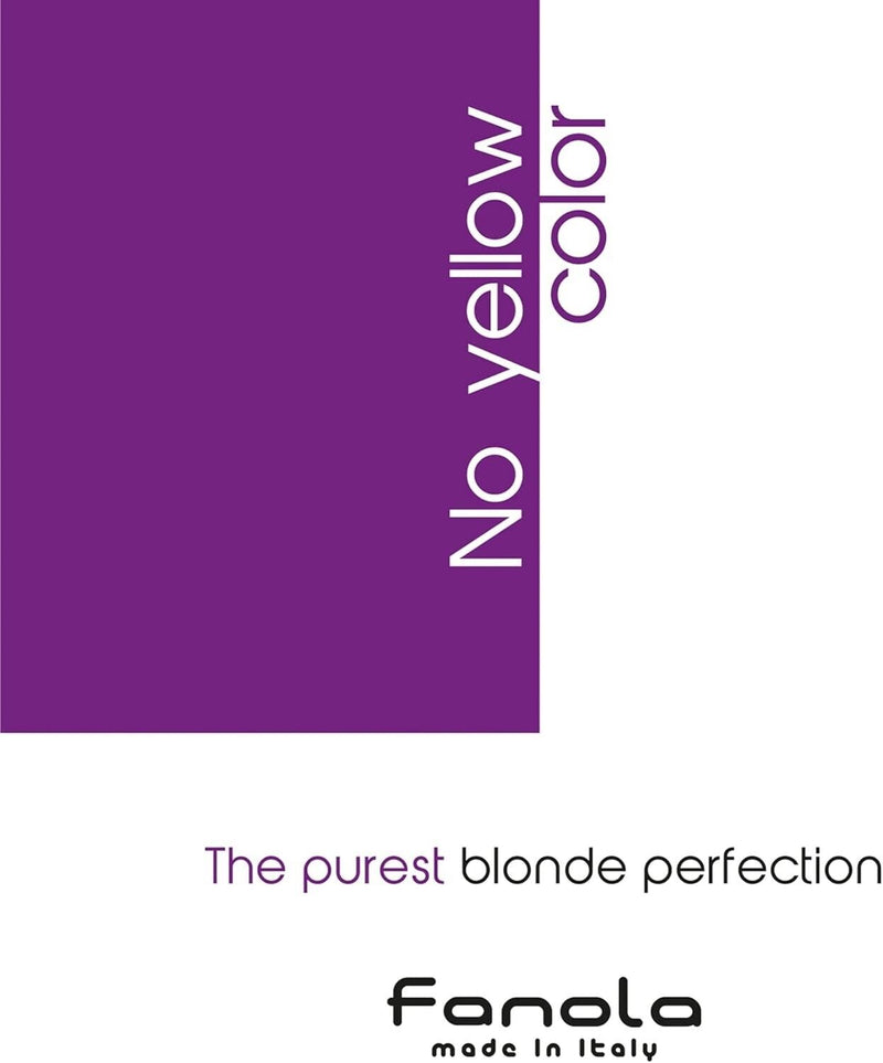 Fanola NO YELLOW SHAMPOO Violet Pigment for Healthy and Vital Blonde Hair 350ml Milkshake
