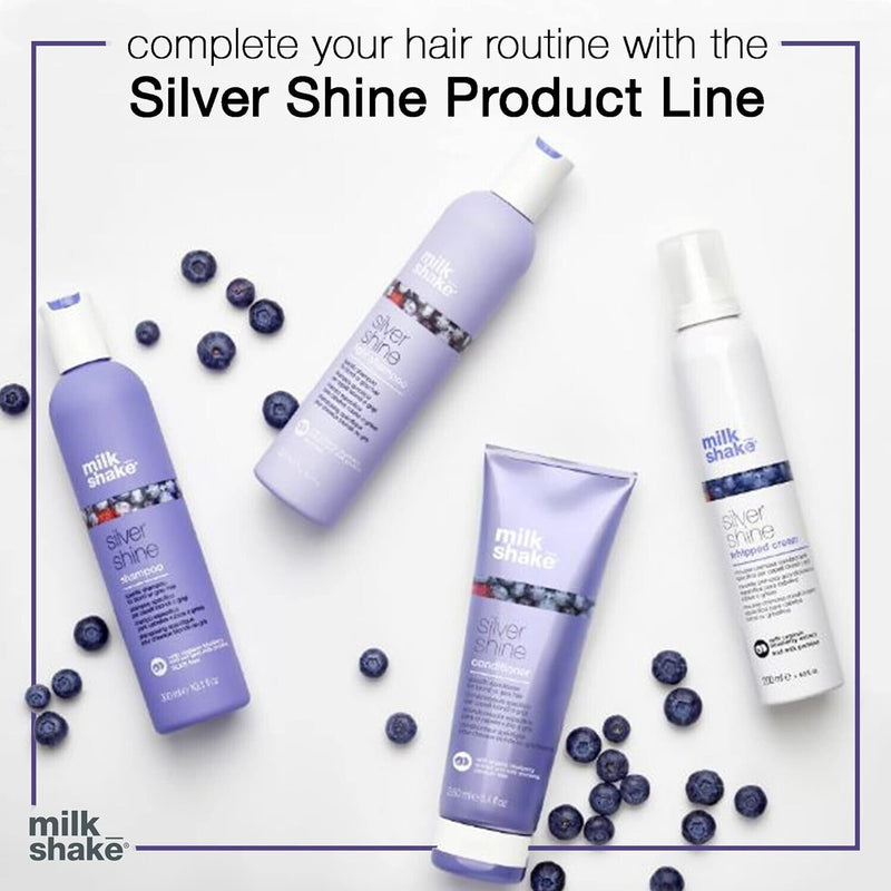 milk_shake Silver Shine Shampoo 300ml & Conditioner 250ml for Blond or Grey hair Milkshake