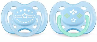 Philips Avent Freeflow Pacifiers 0-6 months Blue (Pack of 2) SCF172/01 Avent