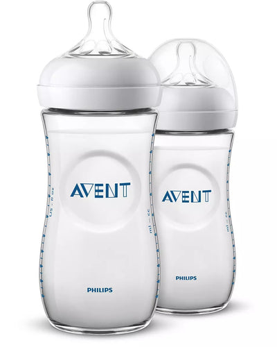 Philips Avent Natural Baby Bottle 330ml (Pack of 2) 6m+ SCF036/20 Avent