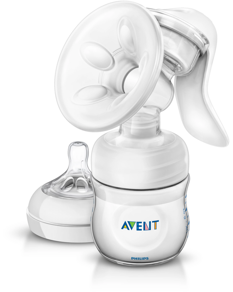 Philips Avent BPA Free Manual Breast Pump with Bottle SCF430/01 Avent