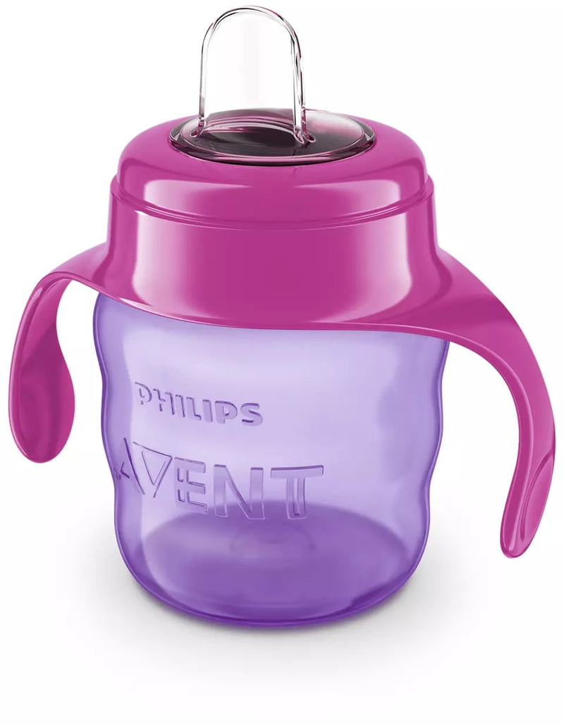 Philips Avent Silicone Spout Cup 6m+ (Pink/Purple) 200ml SCF551/03 Avent