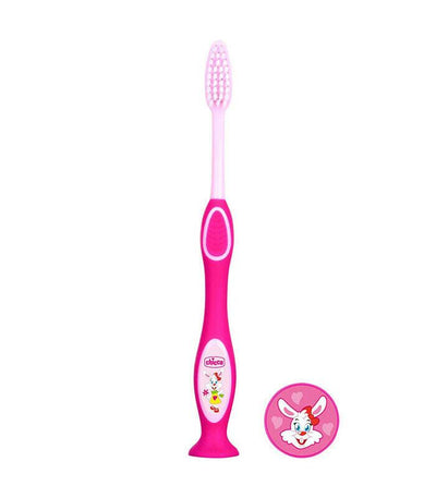 Chicco Milk Teeth Toothbrush Pink 3-6 Years CHI04 Chicco