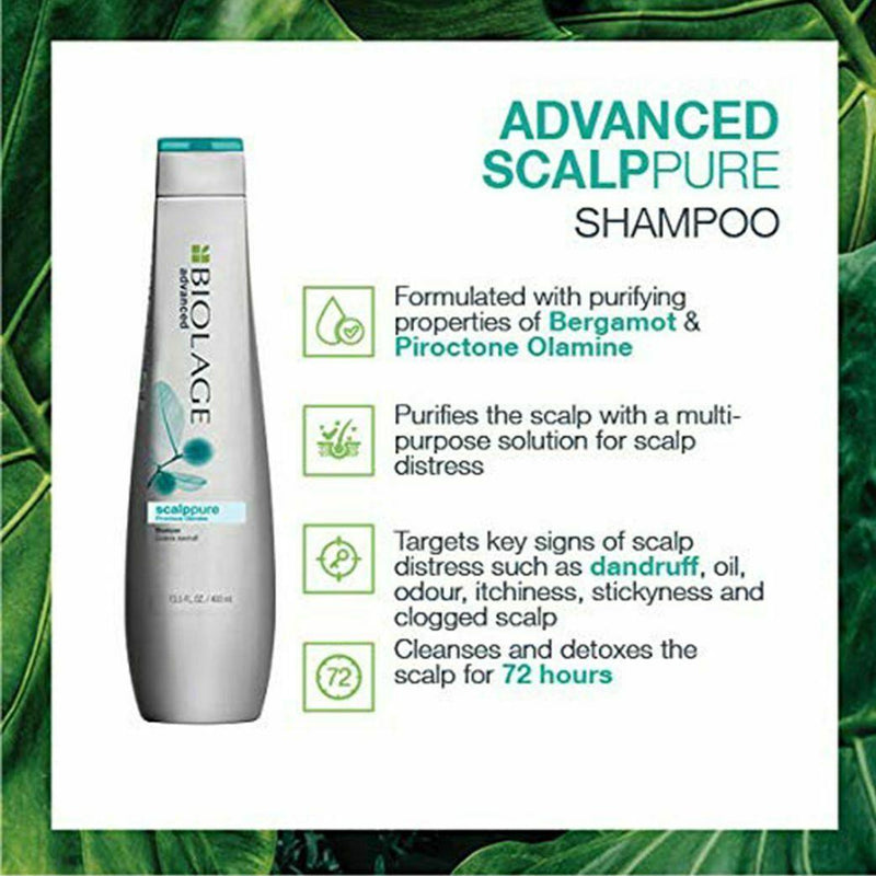 Matrix Biolage Advanced Scalppure Shampoo Targets Dandruff 400ml MTX31 Matrix