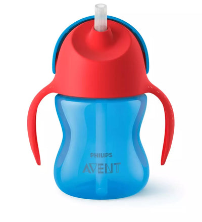Philips Avent Straw Cups 200ml (Red/Blue) 9m+ SCF796/00 Avent