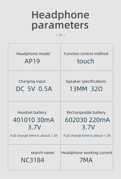 AP19 Earbuds, In-Ear E Noise Cancelling Headphone xboon