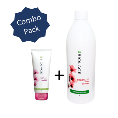 Matrix Biolage ColorLast Shampoo & Conditioner for Colour Protection 1ltr & 196g MTX0211 Matrix