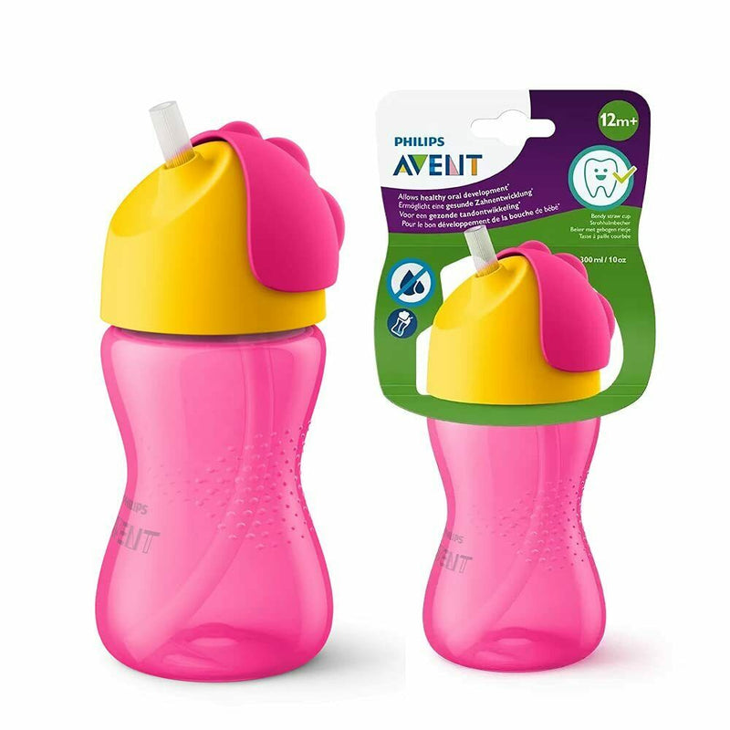 Philips Avent Straw Cups Pink 300ml 12m+ SCF798/00 Avent